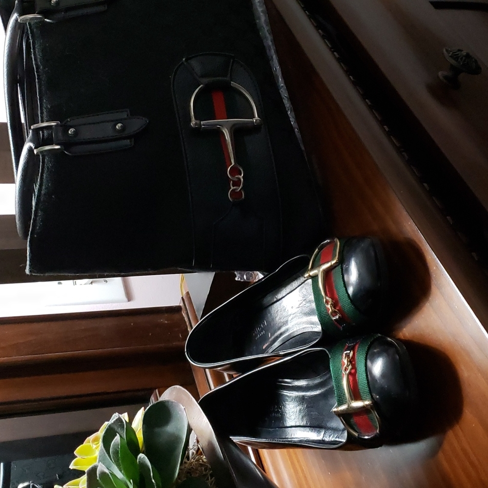 GUCCI shoes and pocketbook